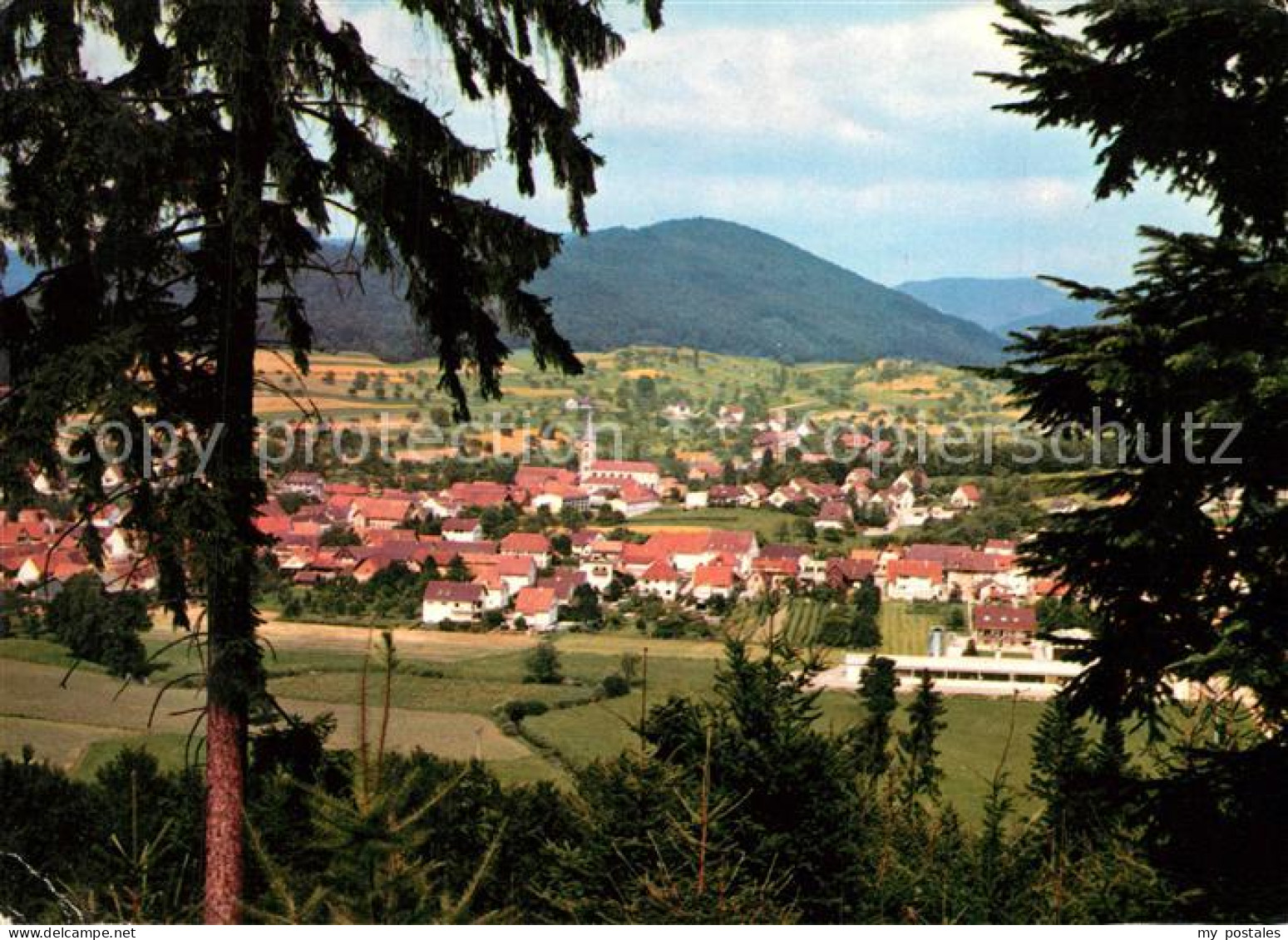 73310144 Reichenbach Lahr Panorama Blick Vom Waldrand Aus Schwarzwald Reichenbac - Lahr