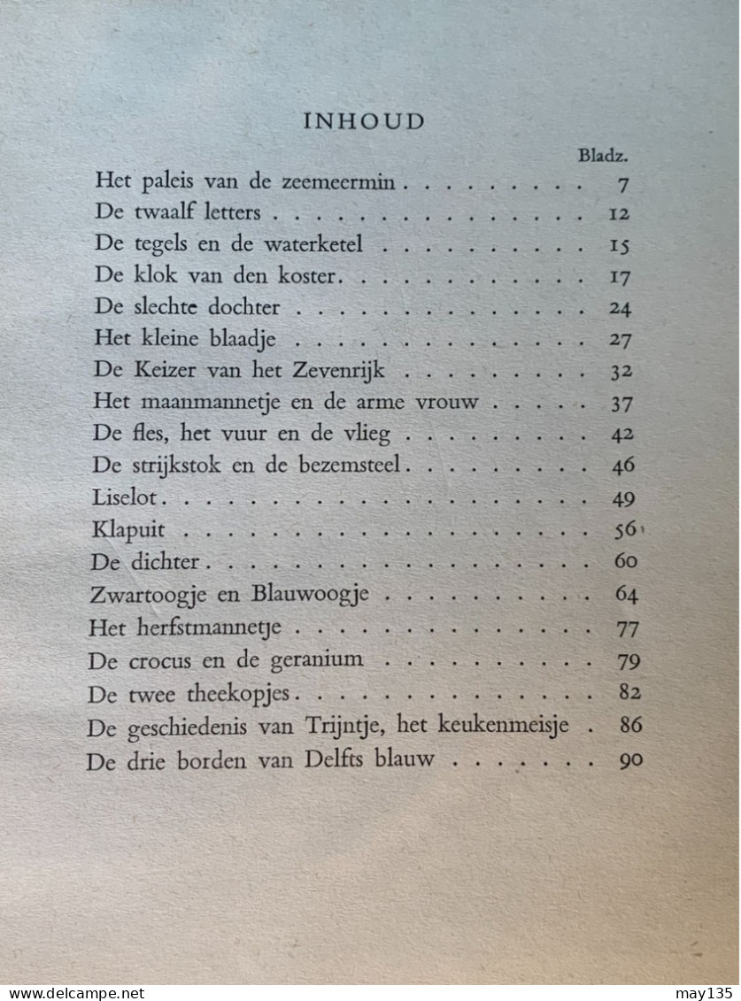 anno 1946 - Sprookjes door Frederieke Laagland - 19 sprookjes met illustraties