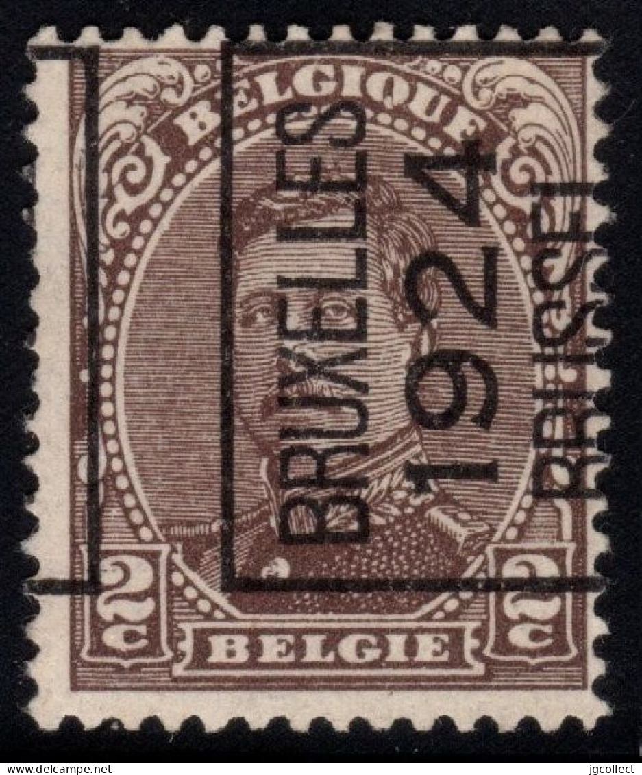 Typo 89-III A (BRUXELLES 1924 BRUSSEL) - O/used - Sobreimpresos 1922-26 (Alberto I)