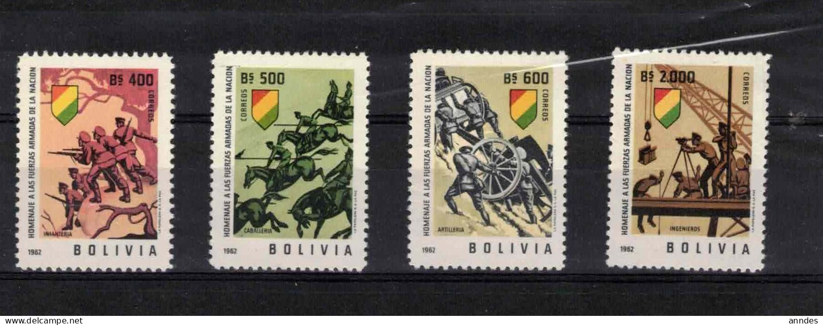 Nrs 430/33  Met Een Lichter Plakker - Bolivie