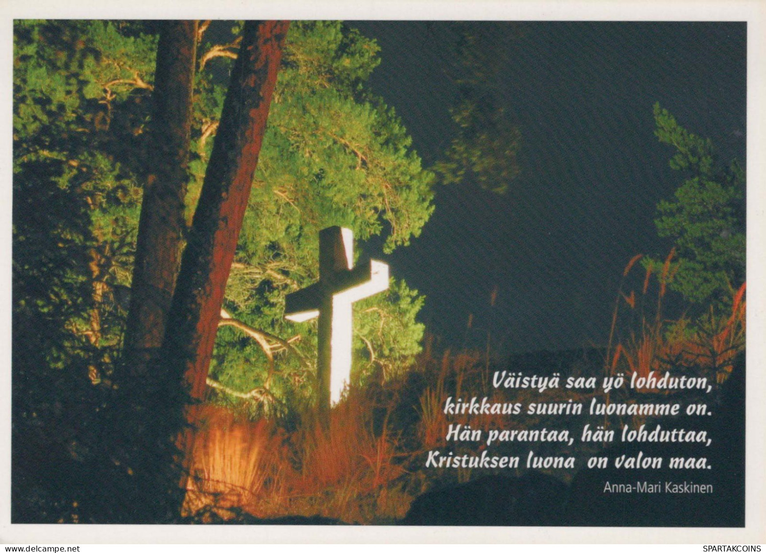 CROSS Christianity Religion Vintage Postcard CPSM #PBQ210.GB - Otros & Sin Clasificación