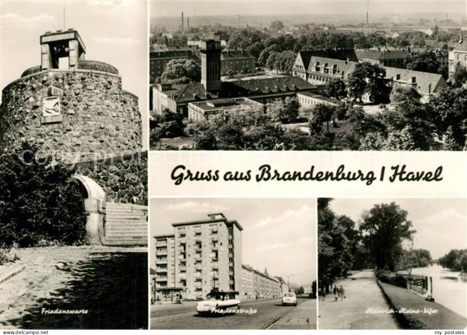 73310016 Brandenburg Havel Friedenswarte Stadtpanorama Friedenstrasse Heinrich H - Brandenburg