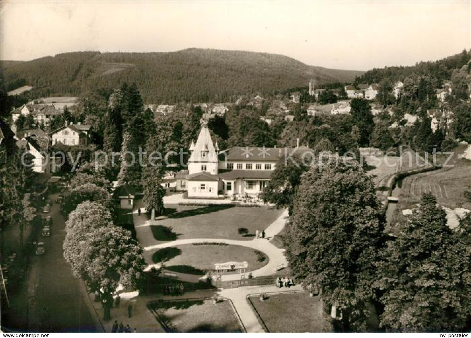 73309986 Bad Herrenalb Kurhaus Heilklimatischer Kurort Schwarzwald Fliegeraufnah - Bad Herrenalb