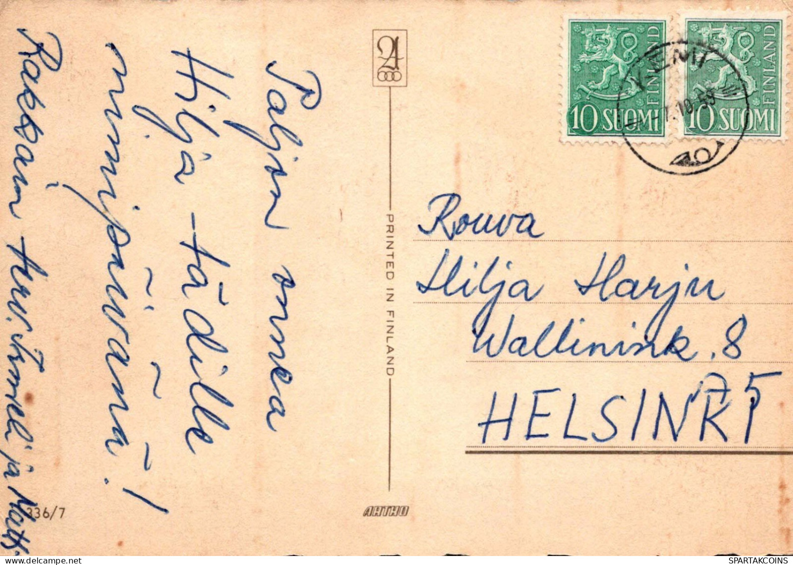 FLORES Vintage Tarjeta Postal CPSM #PAR938.ES - Fleurs
