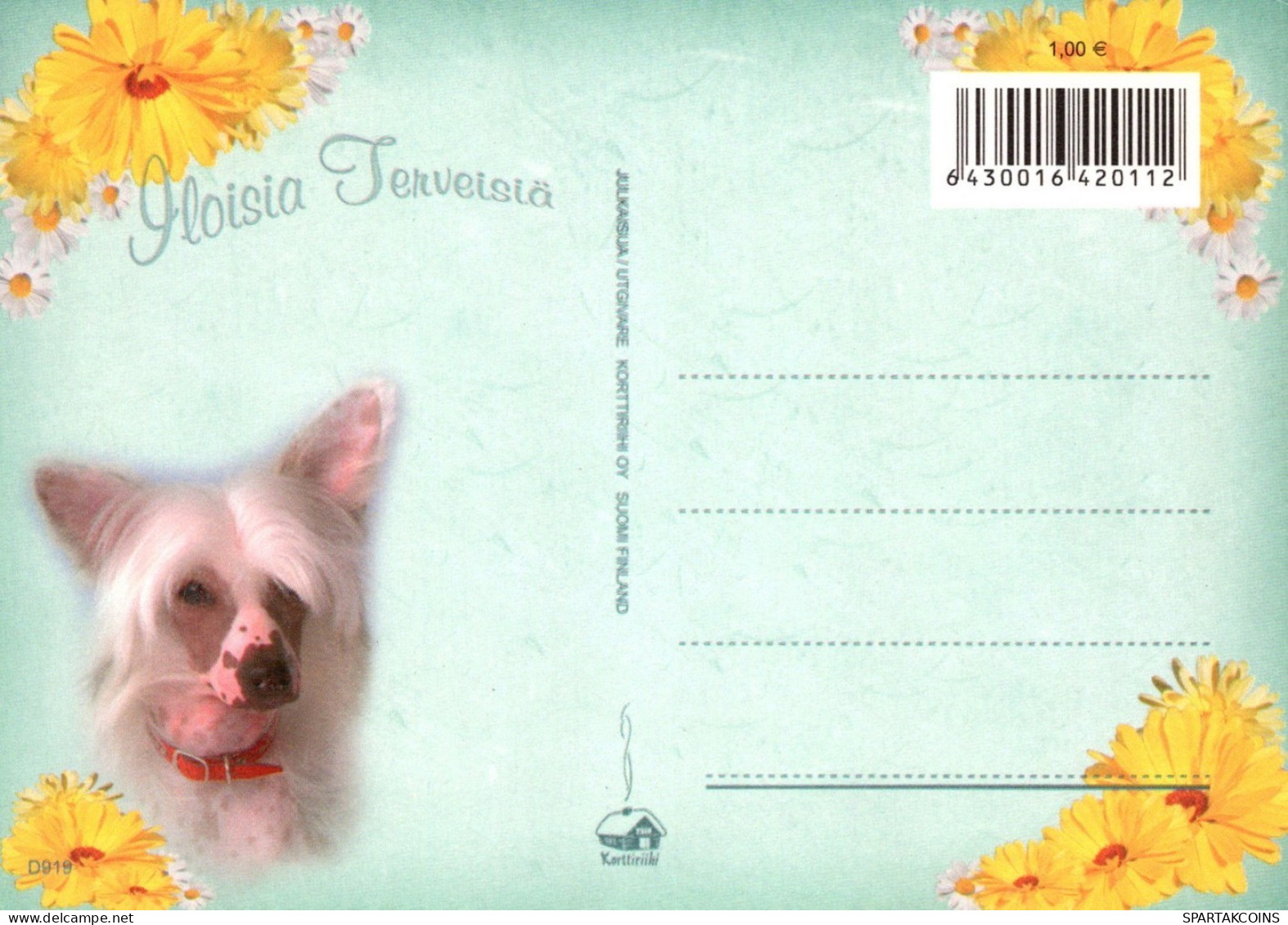 PERRO Animales Vintage Tarjeta Postal CPSM #PAN577.ES - Hunde