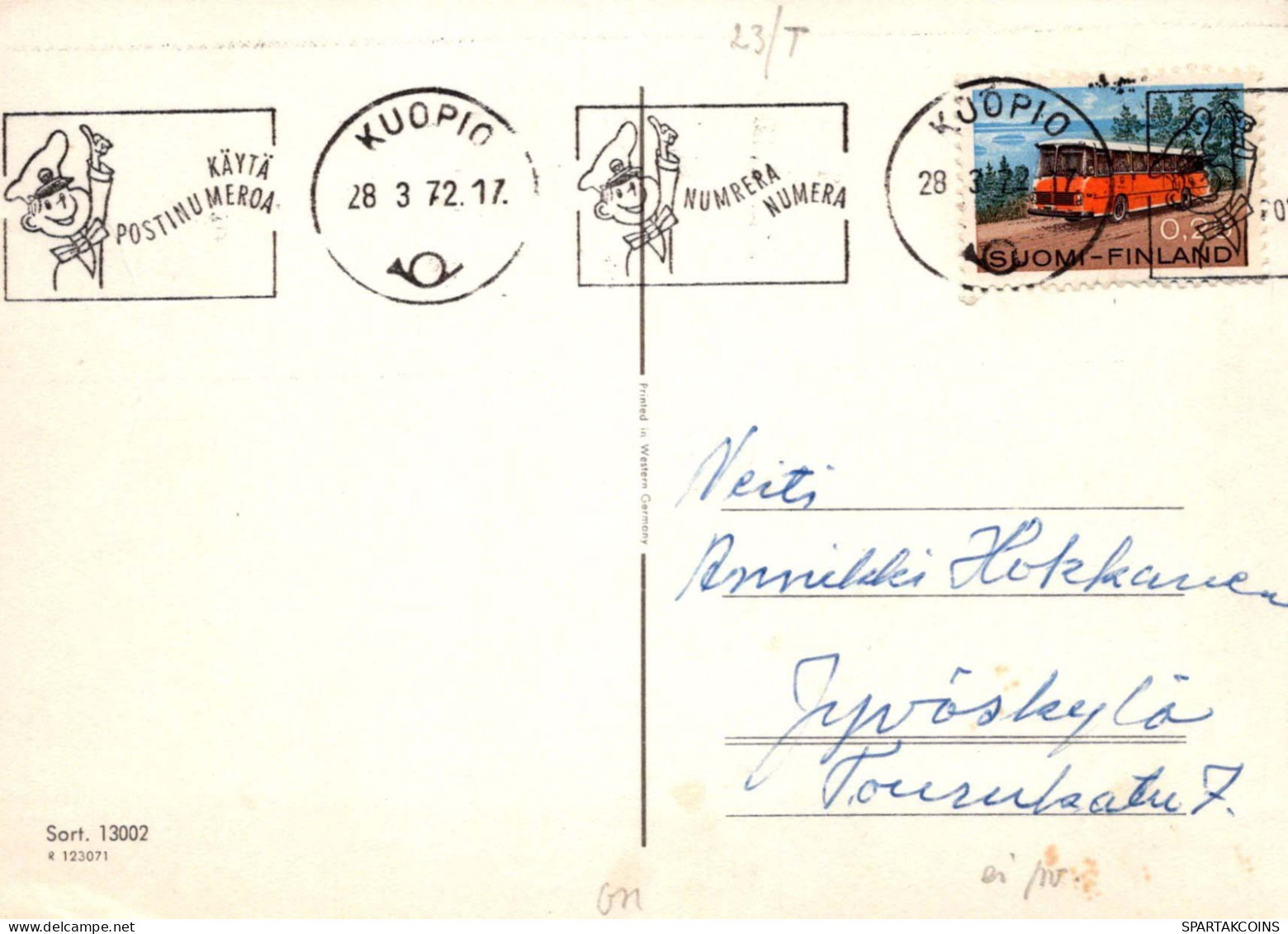 FLORES Vintage Tarjeta Postal CPSM #PAR036.ES - Fleurs