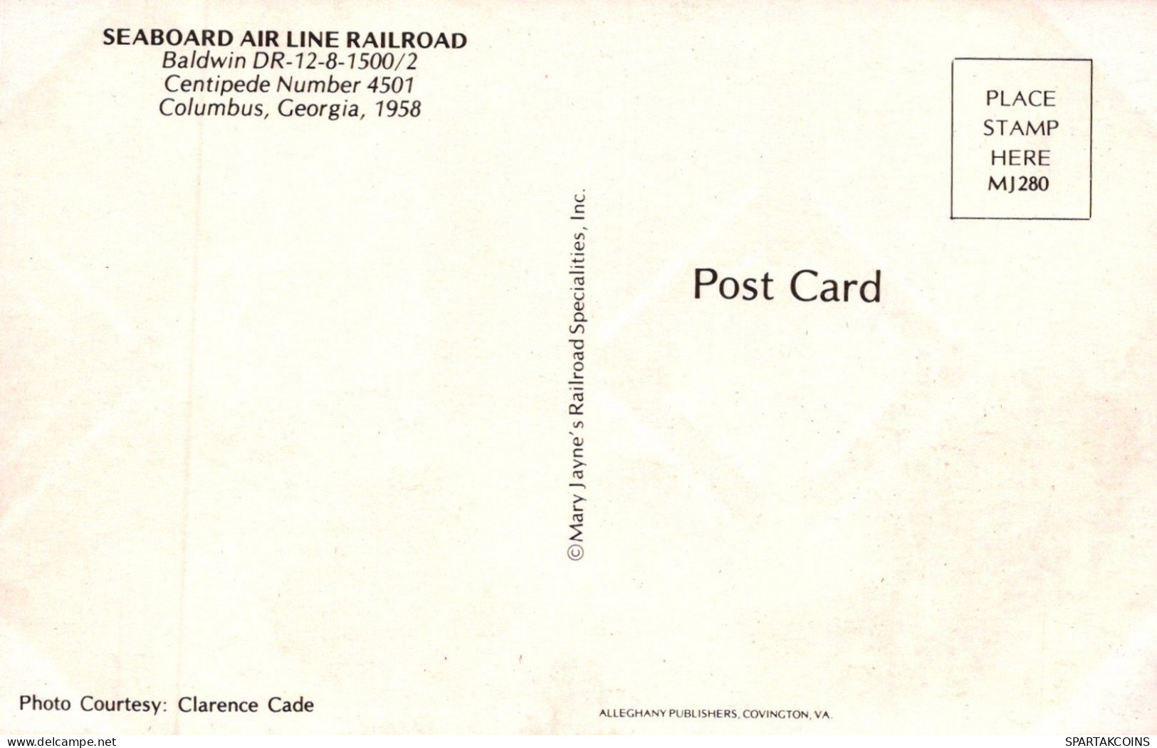 TREN TRANSPORTE Ferroviario Vintage Tarjeta Postal CPSMF #PAA508.ES - Treni