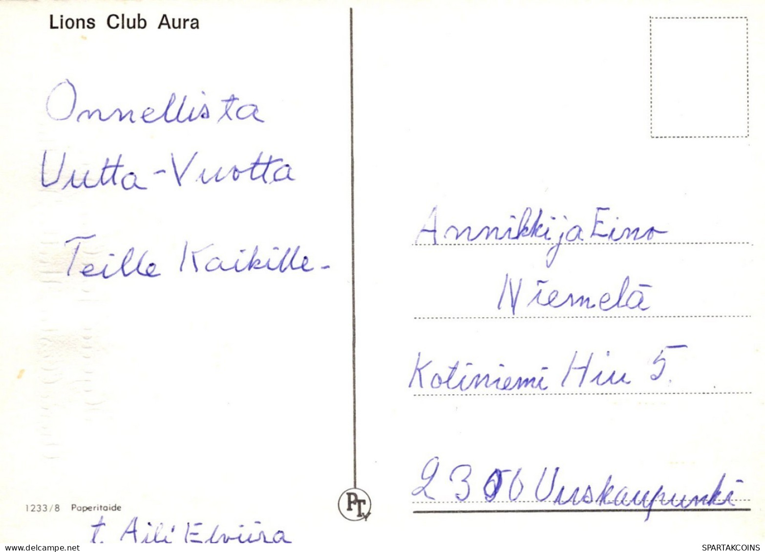 ÁNGEL NAVIDAD Vintage Tarjeta Postal CPSM #PAG905.ES - Anges