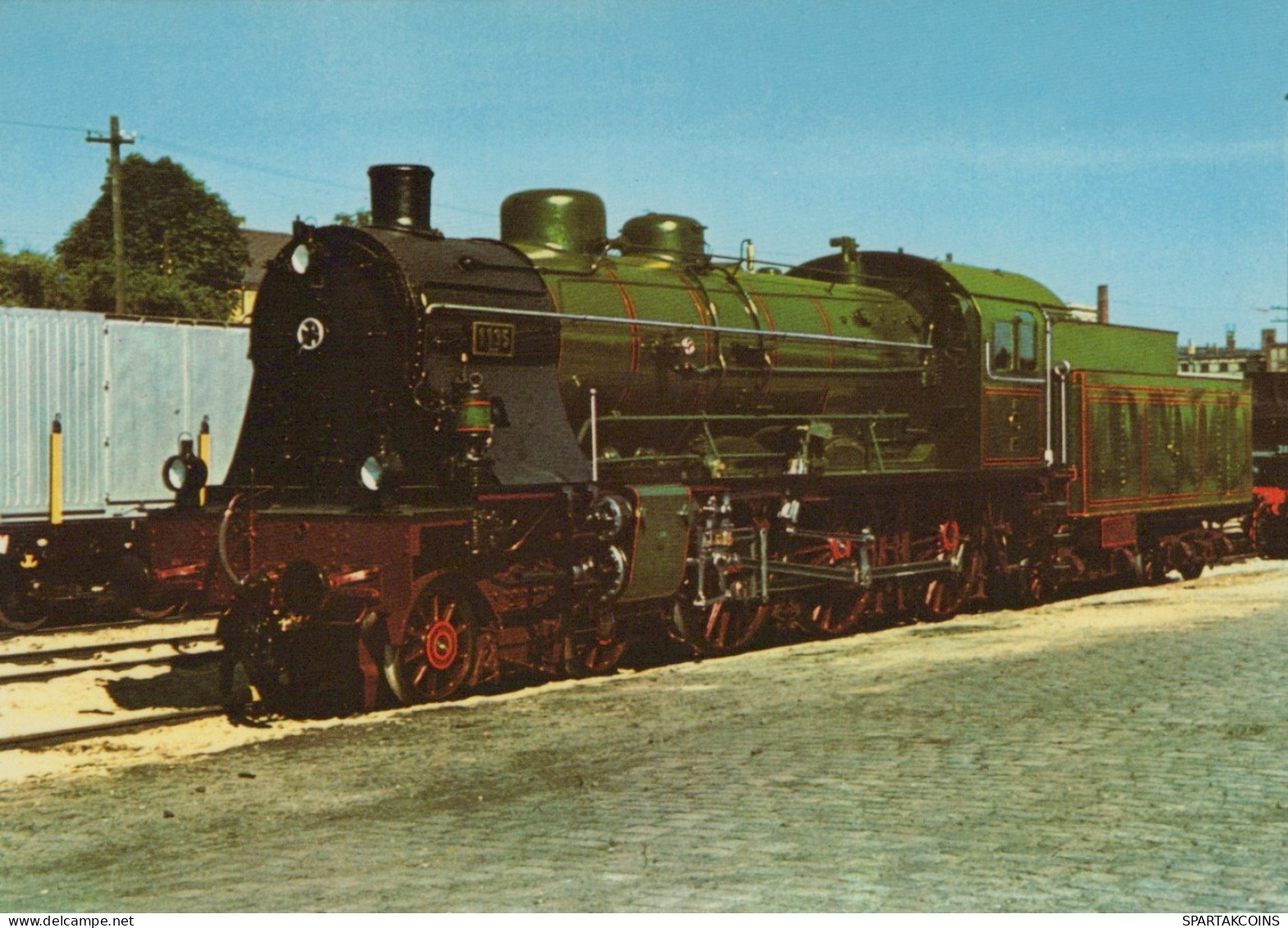 TREN TRANSPORTE Ferroviario Vintage Tarjeta Postal CPSM #PAA969.ES - Trains