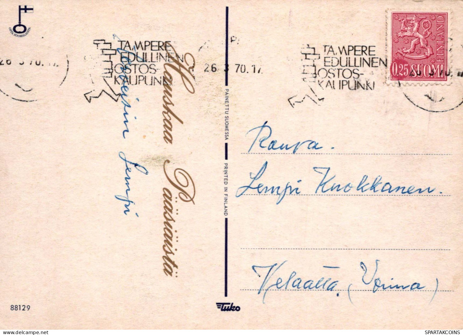 PÂQUES POULET ŒUF Vintage Carte Postale CPSM #PBO694.FR - Easter