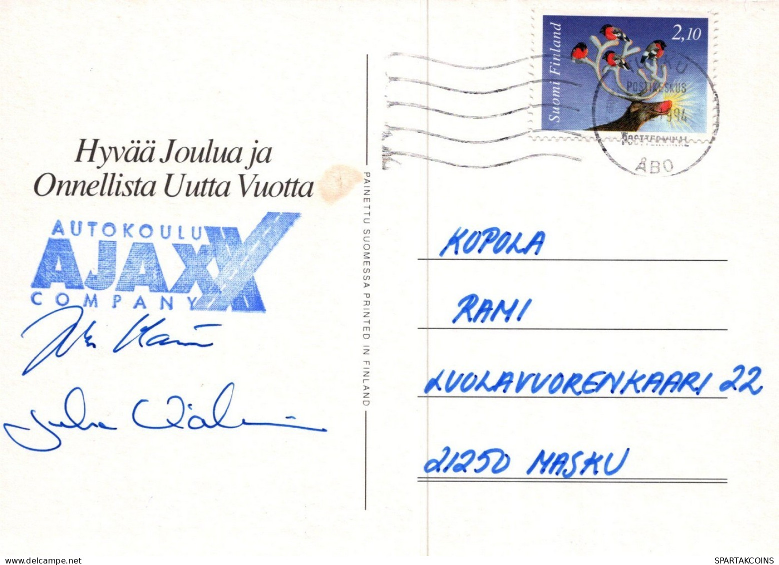 PÈRE NOËL NOËL Fêtes Voeux Vintage Carte Postale CPSM #PAK601.FR - Santa Claus