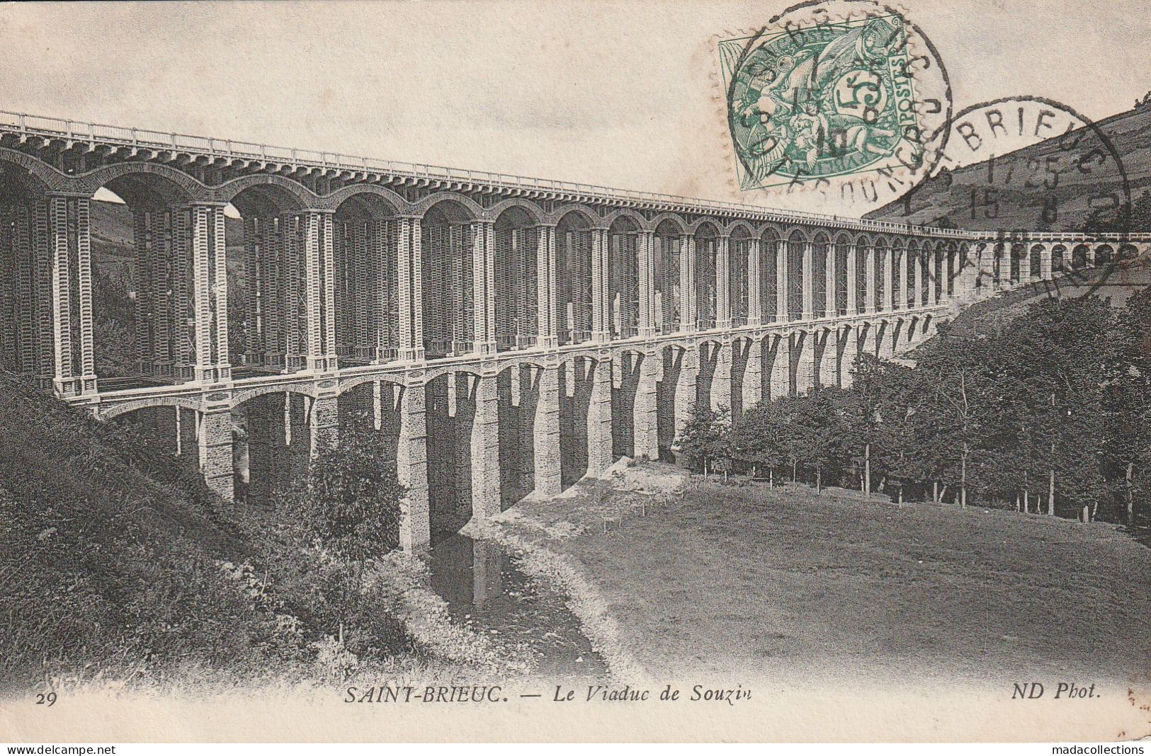 Saint Brieuc (22 - Côtes D'Armor) Le Viaduc De Souzin - Saint-Brieuc