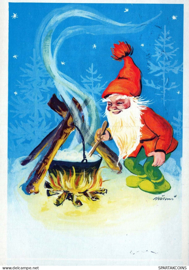 WEIHNACHTSMANN SANTA CLAUS Neujahr Weihnachten Vintage Ansichtskarte Postkarte CPSM #PBL458.DE - Santa Claus