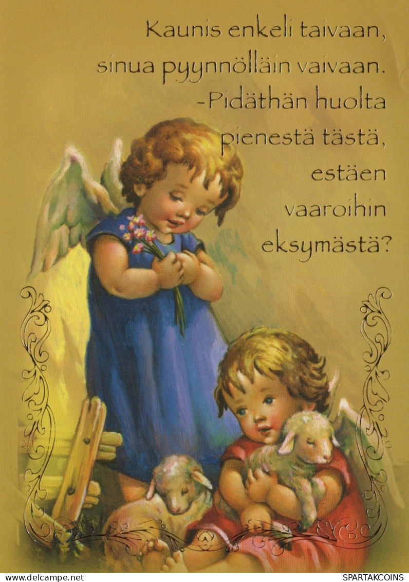 ENGEL WEIHNACHTSFERIEN Feiern & Feste Vintage Ansichtskarte Postkarte CPSM #PAJ102.DE - Anges