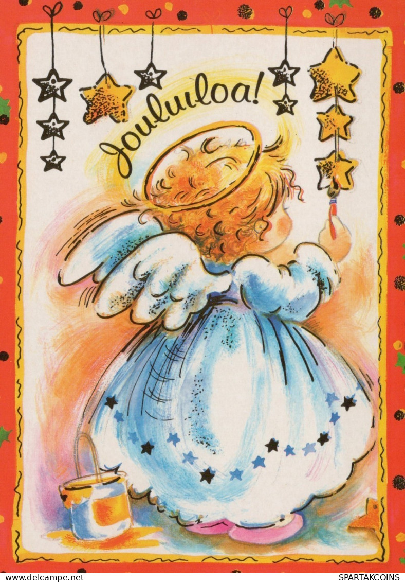 ENGEL WEIHNACHTSFERIEN Feiern & Feste Vintage Ansichtskarte Postkarte CPSM #PAH541.DE - Anges