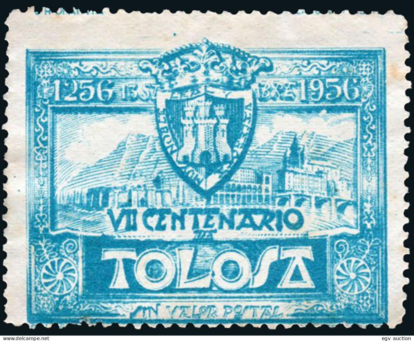 Guipúzcoa - Viñetas - * S/Cat - "1956 - Tolosa - VII Centenario" - Nuevos