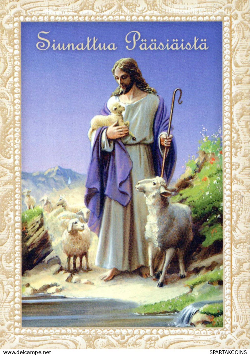 CRISTO SANTO Religione Vintage Cartolina CPSM #PBQ025.IT - Jezus