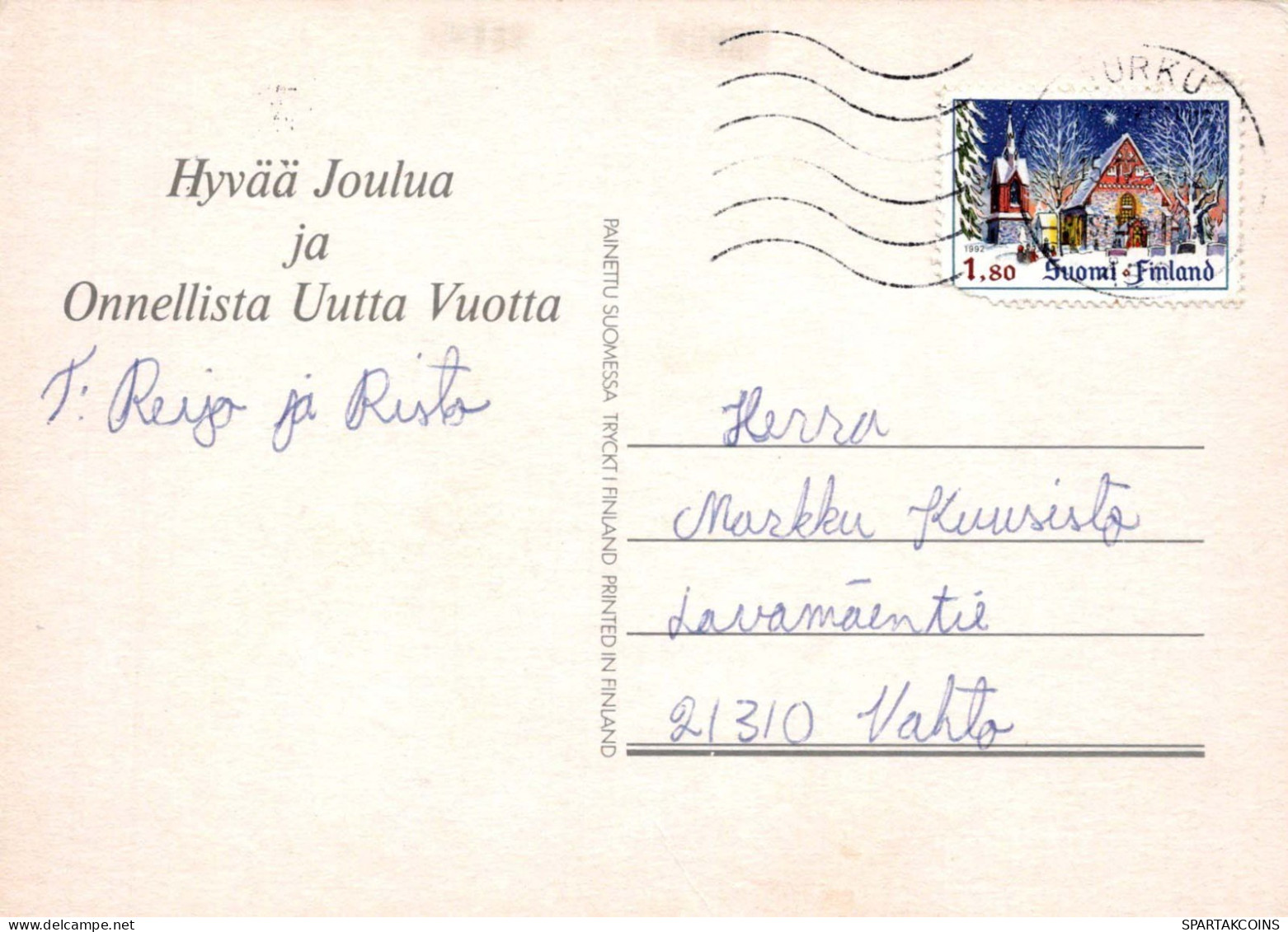 ANGELO Natale Vintage Cartolina CPSM #PBP382.IT - Engelen