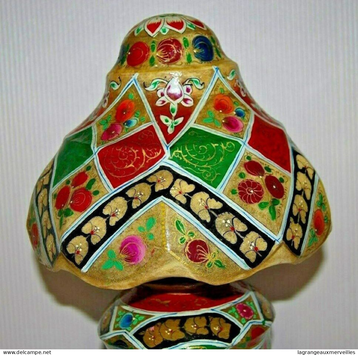E1 Magnifique Lampe - Style Musulman - Emaux - Piece Unique Fait Main - Lantaarns & Kroonluchters