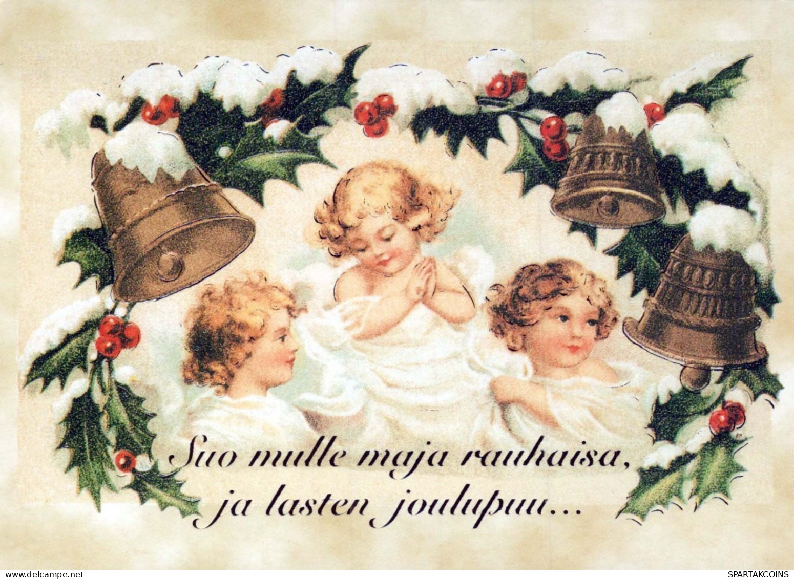 ANGELO Buon Anno Natale Vintage Cartolina CPSM #PAS726.IT - Anges