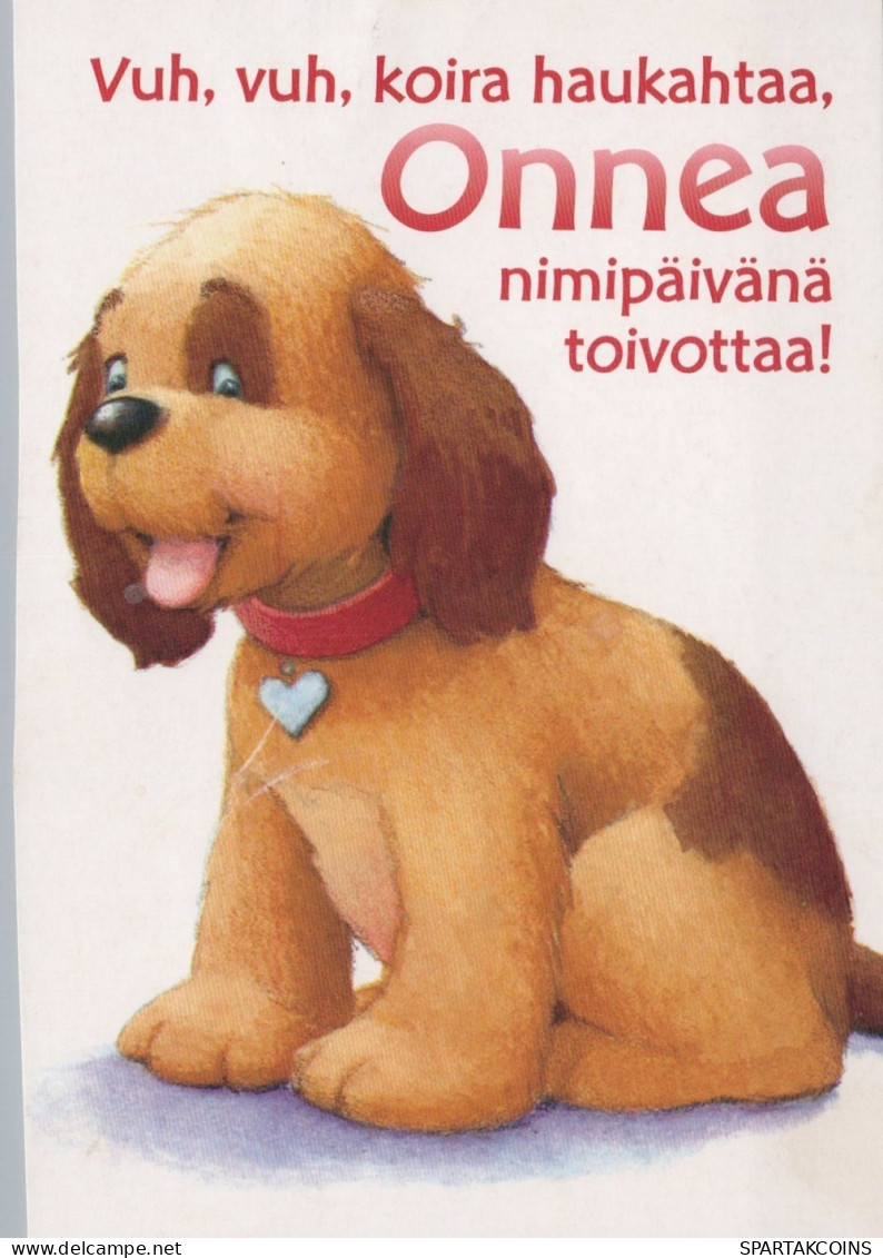 CANE Animale Vintage Cartolina CPSM #PAN779.IT - Cani