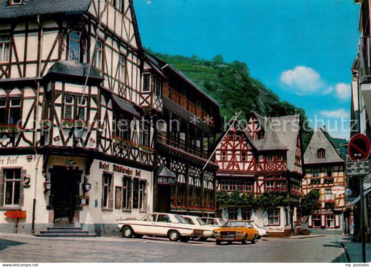 73308222 Bacharach Rhein Marktplatz Fachwerk  Bacharach Rhein - Bacharach