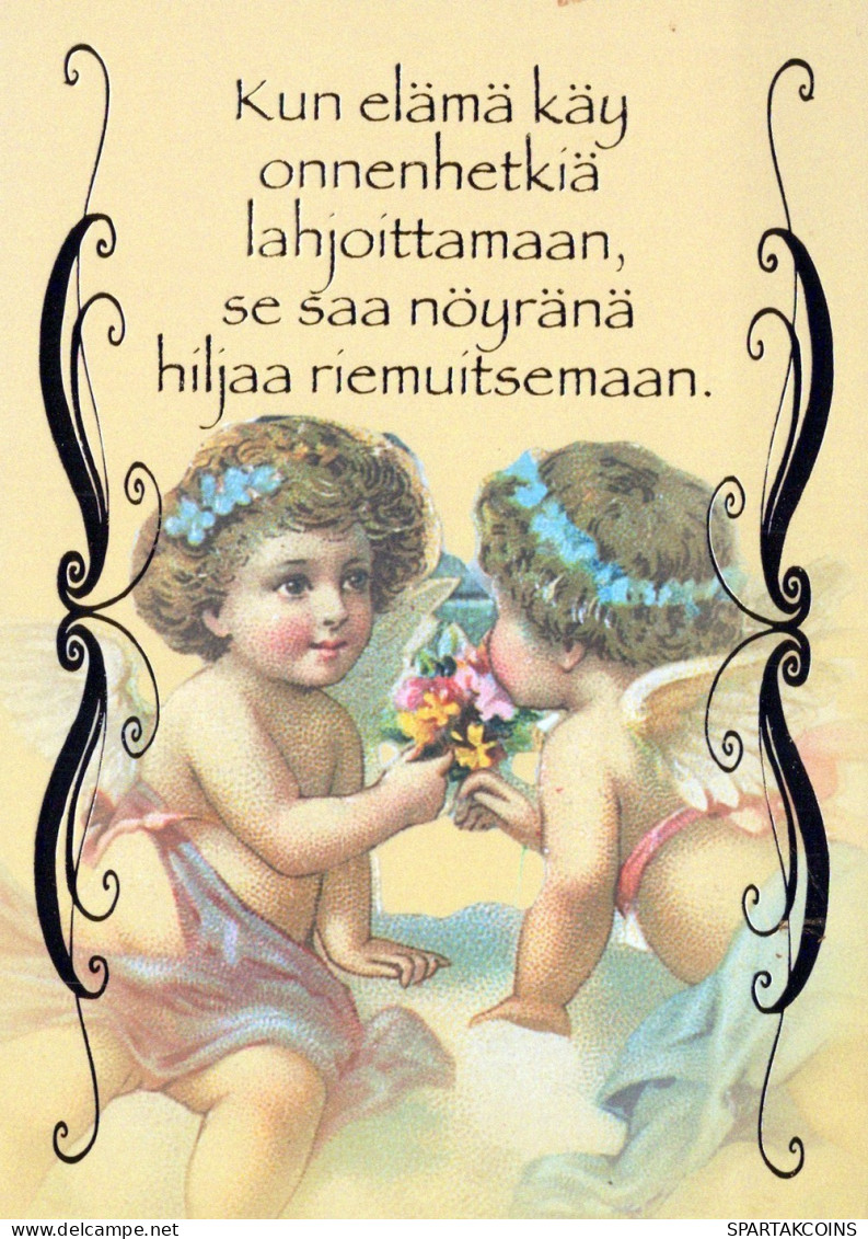 ANGELO Buon Anno Natale Vintage Cartolina CPSM #PAJ103.IT - Anges