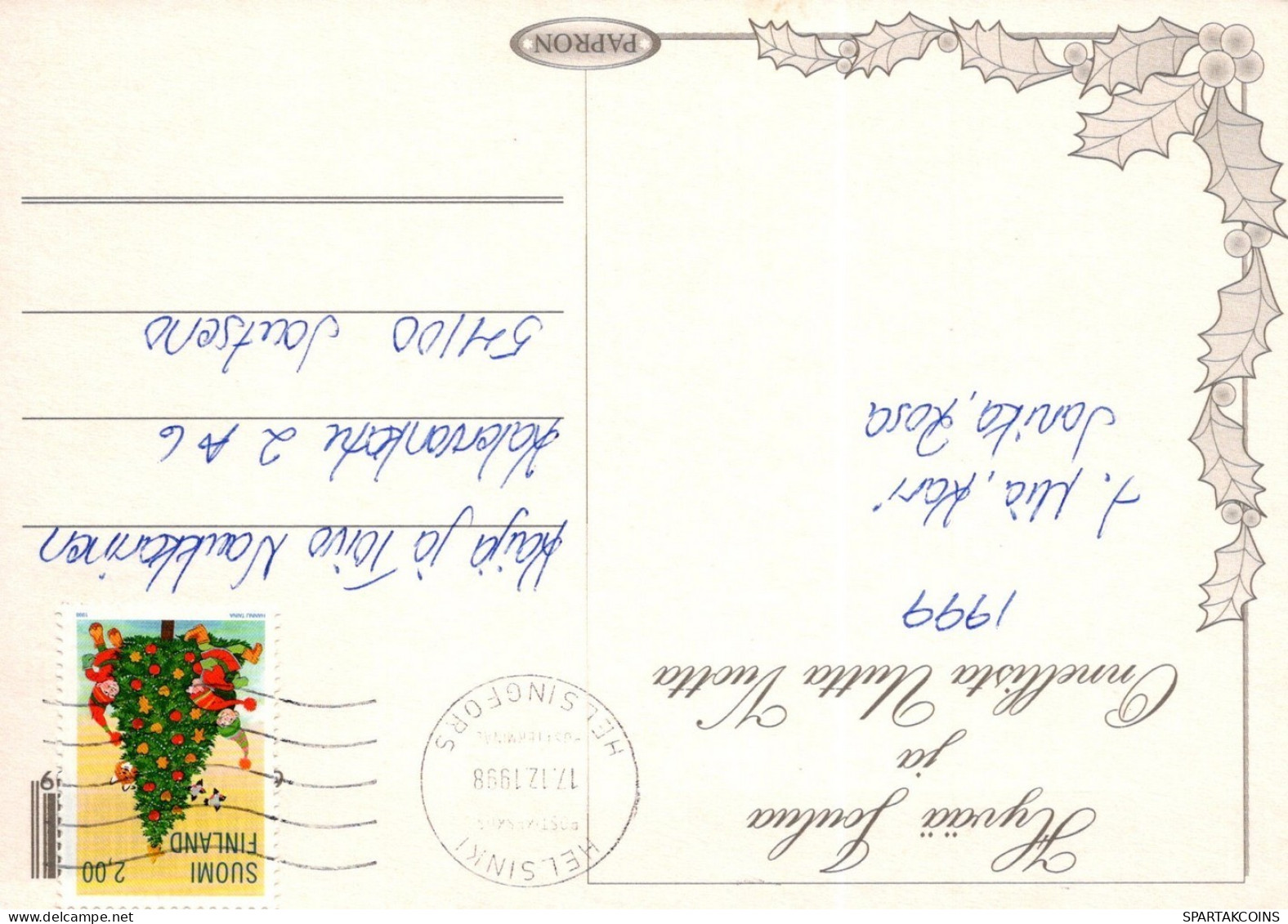 ANGELO Buon Anno Natale Vintage Cartolina CPSM #PAH348.IT - Engelen