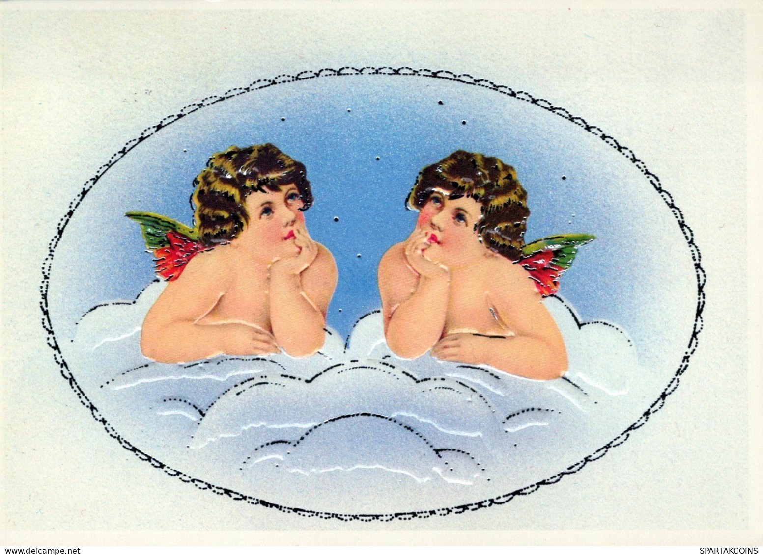 ANGELO Buon Anno Natale Vintage Cartolina CPSM #PAH031.IT - Anges