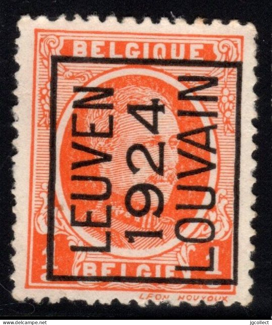 Typo 95A (LEUVEN 1924 LOUVAIN) - O/used - Sobreimpresos 1922-31 (Houyoux)