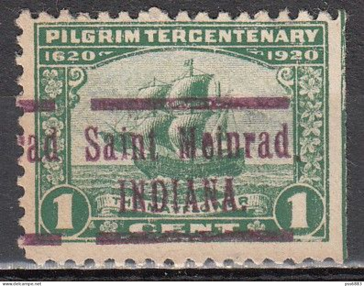 USA LOCAL Precancel/Vorausentwertung/Preo From INDIANA - Saint Meinrad Type 504 - A Pilgrim - Precancels