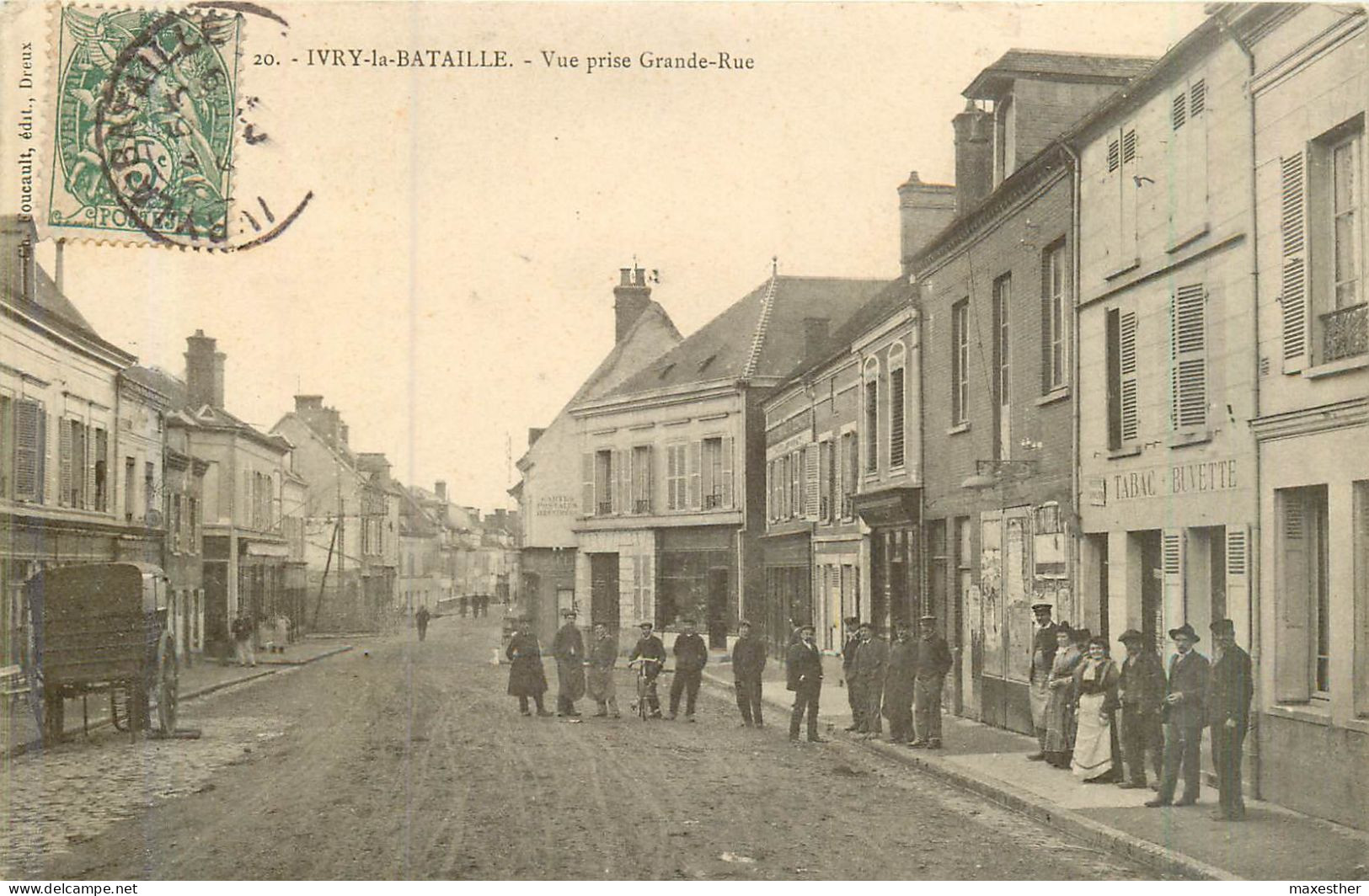 IVRY LA BATAILLE Vue Prise Grande Rue - Ivry-la-Bataille