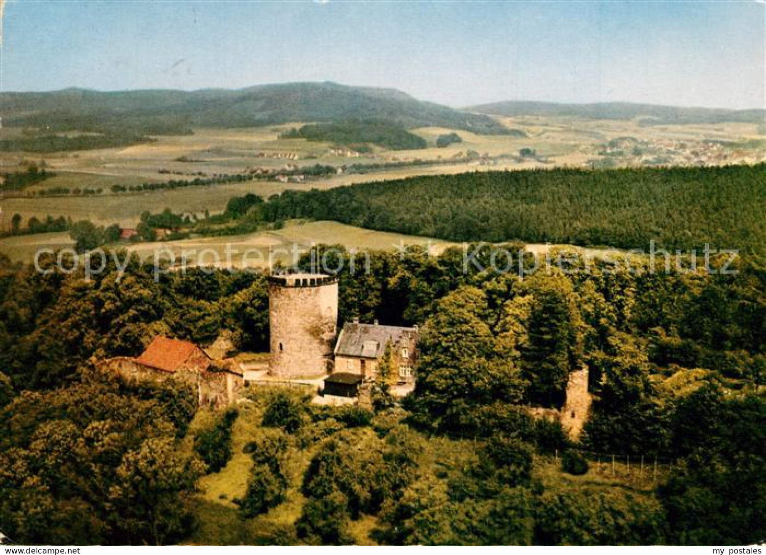 73308174 Teutoburgerwald Ravensburg Fliegeraufnahme Teutoburgerwald - Detmold