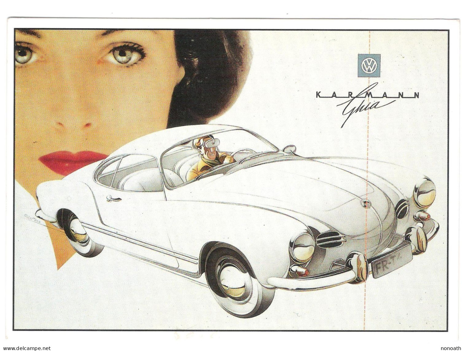 Volkswagen - PARC Archiv Edition - Karmann Ghia - Carte Postale Ancienne - Taxi & Carrozzelle