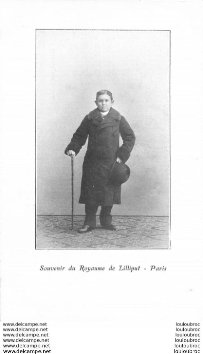 SOUVENIR DU ROYAUME DE LILLIPUT PARIS - Sonstige & Ohne Zuordnung