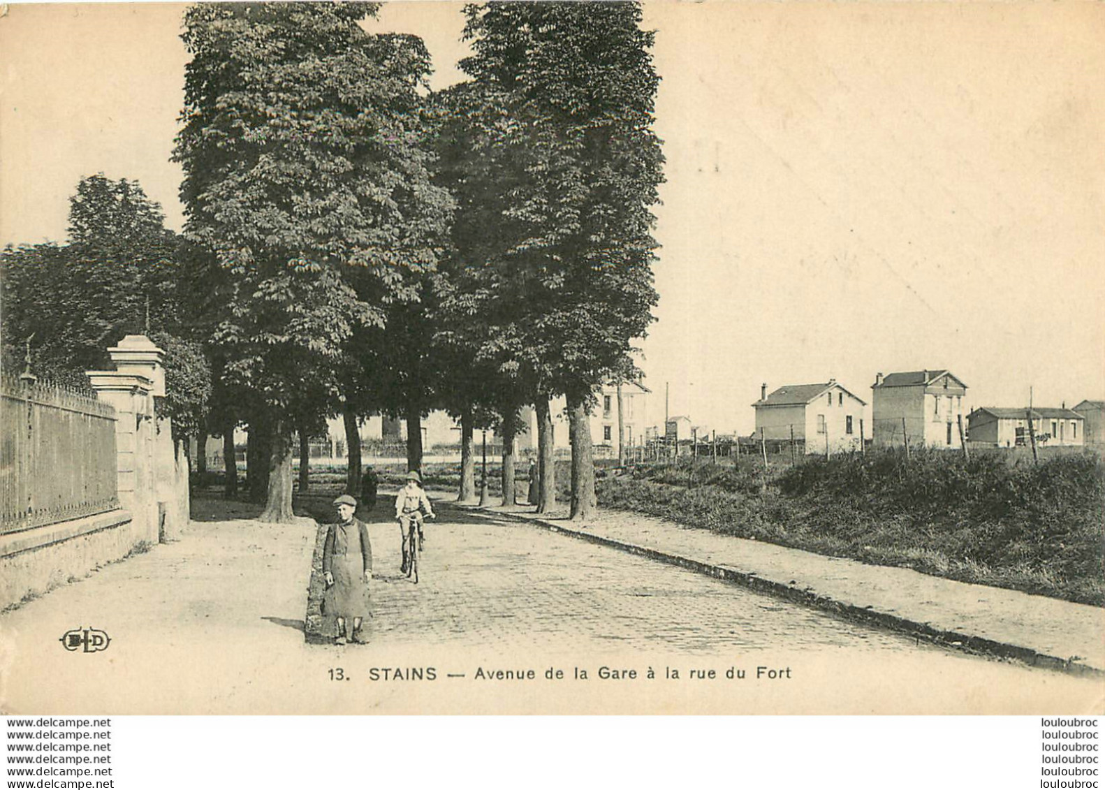 STAINS AVENUE DE LA GARE A LA RUE DU FORT - Stains