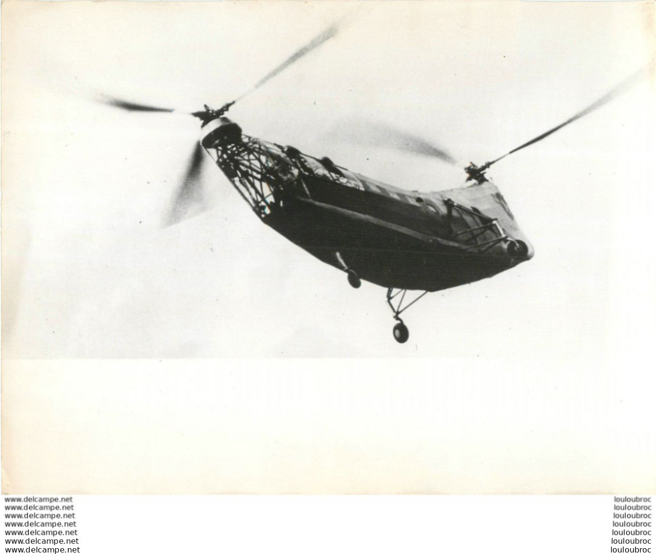 LE PLUS GRAND HELICOPTERE DU MONDE  PHOTO KEYSTONE FORMAT 24 X 18 CM - Luftfahrt