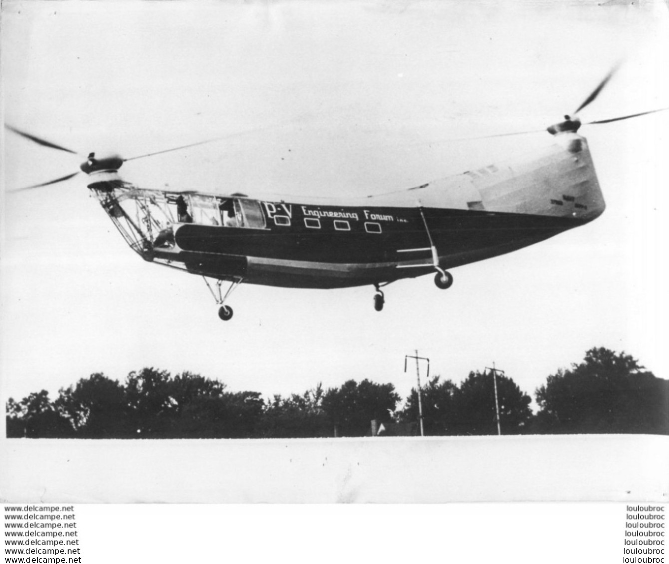 LE PLUS GRAND HELICOPTERE DU MONDE PHOTO KEYSTONE 24 X 18 CM - Luchtvaart
