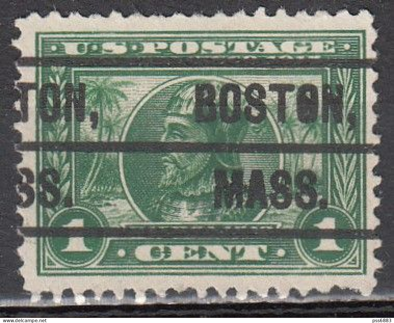 USA LOCAL Precancel/Vorausentwertung/Preo From MASSACHUSSETTS - Boston Type L-4 E - Precancels