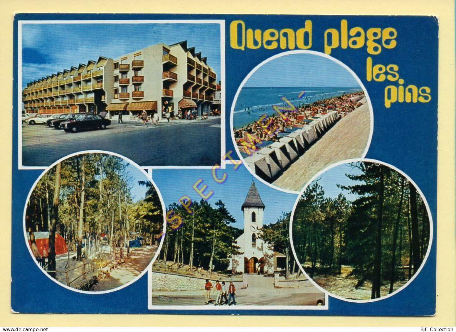 80. QUEND-PLAGE-LES-PINS –  Multivues (animée)(voir Scan Recto/verso) - Quend