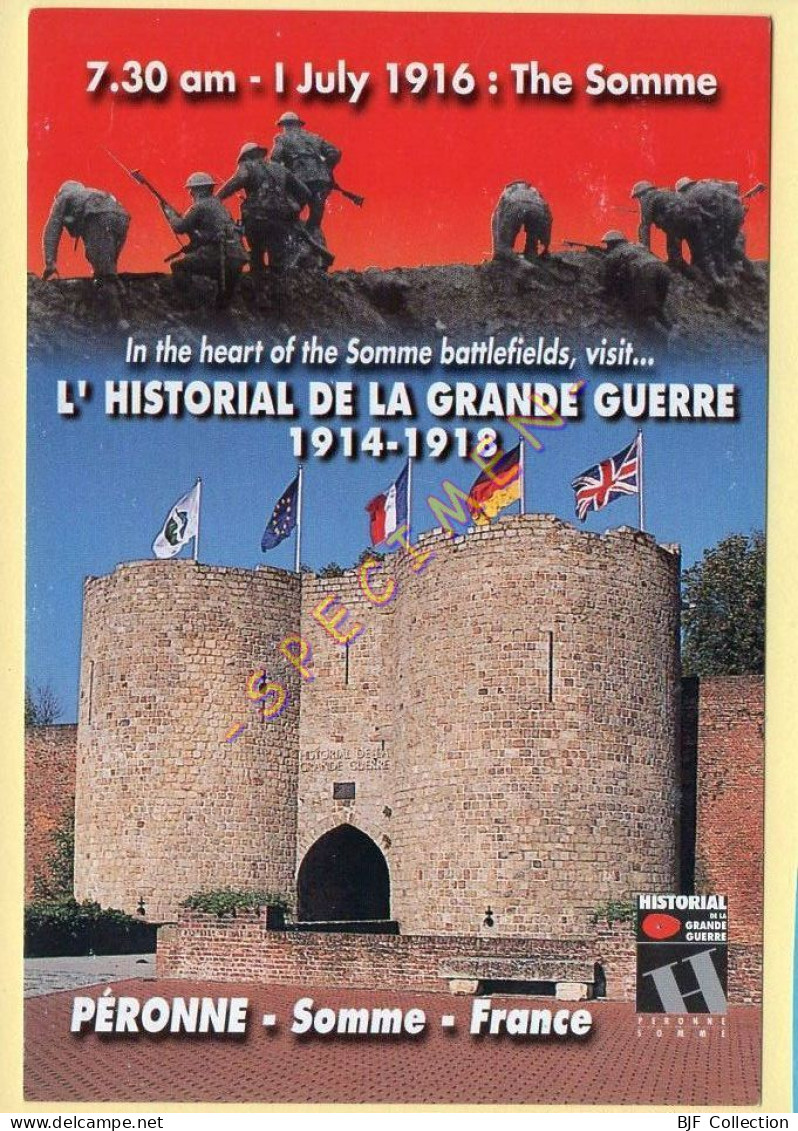 80. PERONNE - L'Historial De La Grande Guerre 1914-1918 (voir Scan Recto/verso) - Peronne