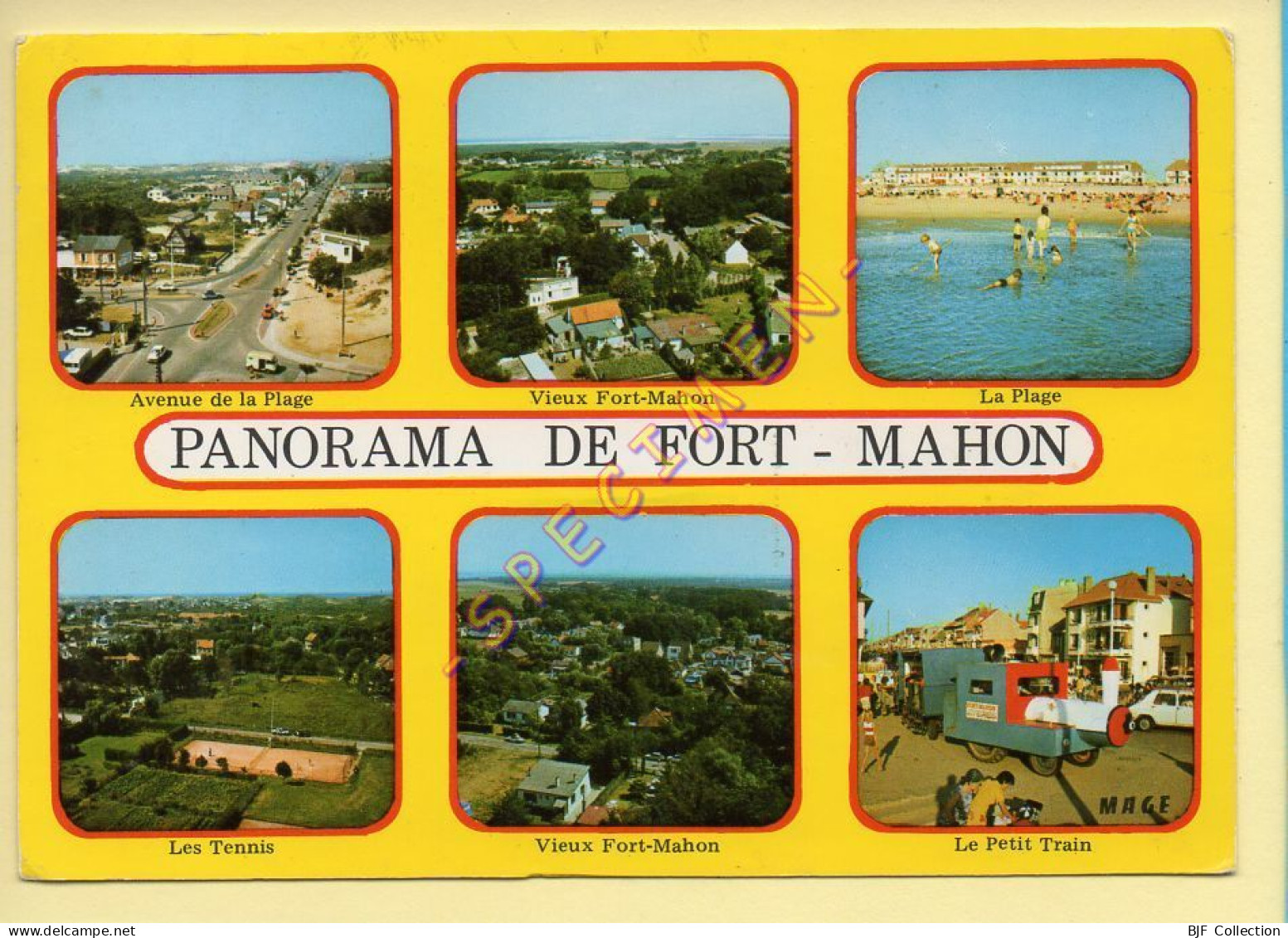 80. FORT-MAHON-PLAGE –  Panorama – Multivues (animée)(voir Scan Recto/verso) - Fort Mahon