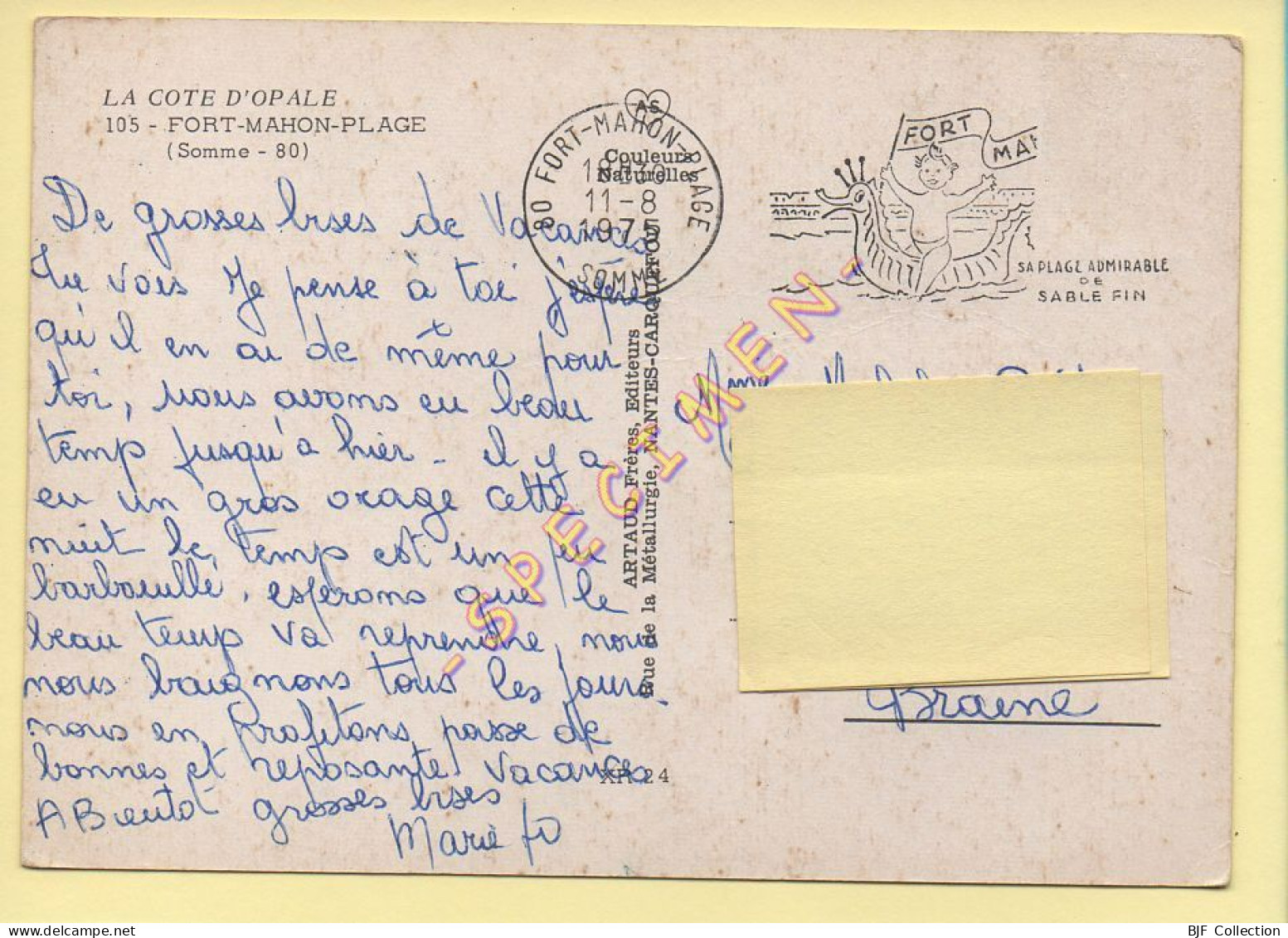 80. FORT-MAHON-PLAGE –  Multivues (animée)(voir Scan Recto/verso) - Fort Mahon