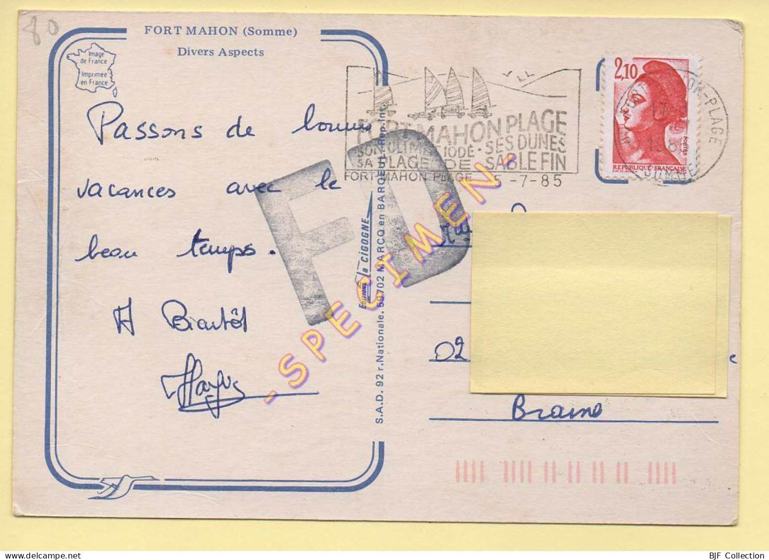 80. FORT-MAHON-PLAGE –  Multivues – Blason(animée)(voir Scan Recto/verso) - Fort Mahon