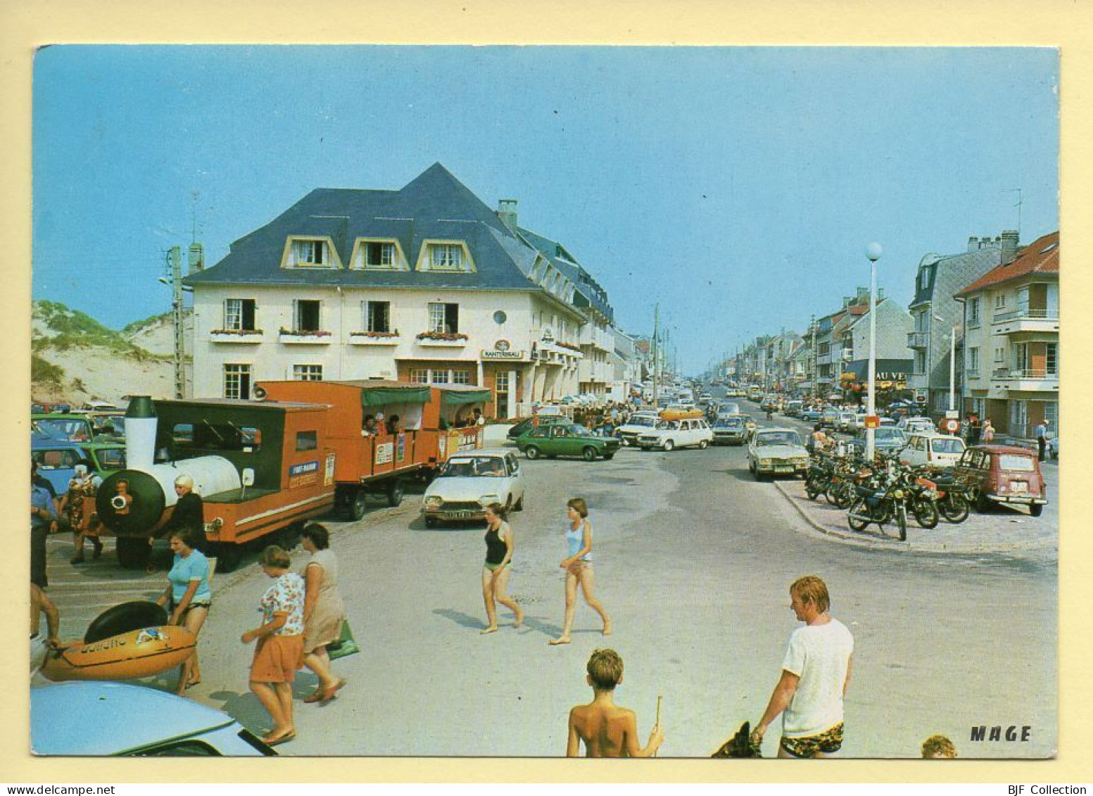 80. FORT-MAHON-PLAGE –  L'Avenue De La Plage Et Le Petit Train (animée) (voir Scan Recto/verso) - Fort Mahon