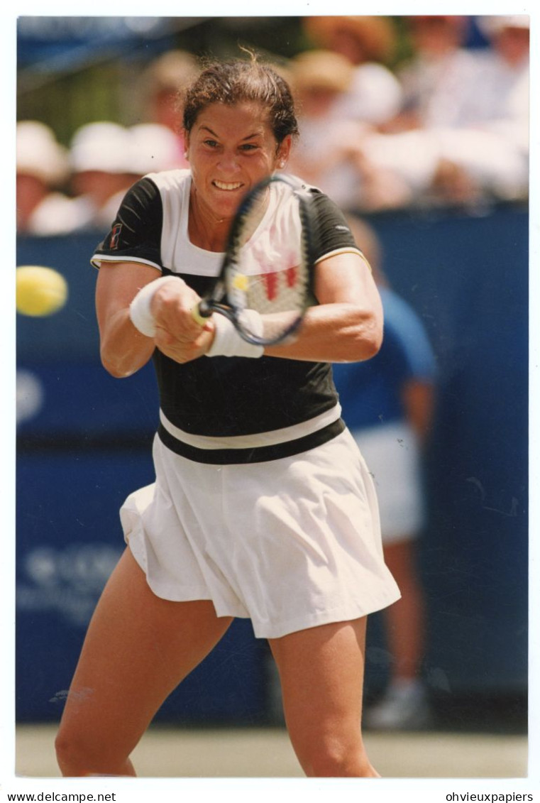 2 PHOTOS ORIGINALES TENNIS MATINA HINGIS  EN 1997 SIPA PRESS - Sports