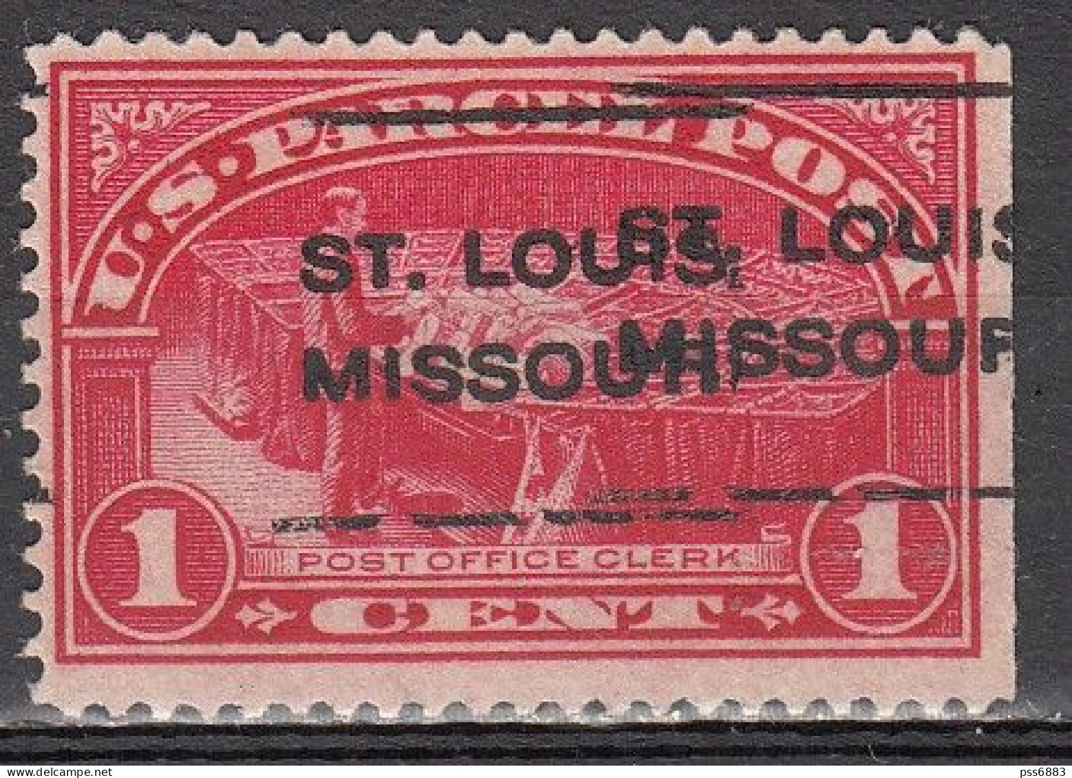 USA LOCAL Precancel/Vorausentwertung/Preo From MISSOURI - Saint Louis Type L-9 E - A DOUBLE - A Parcel Post Stamp - Precancels