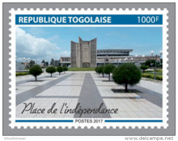TOGO 2017 MNH** Square Of Indepedence 1v - OFFICIAL ISSUE - DH1803 - Altri & Non Classificati