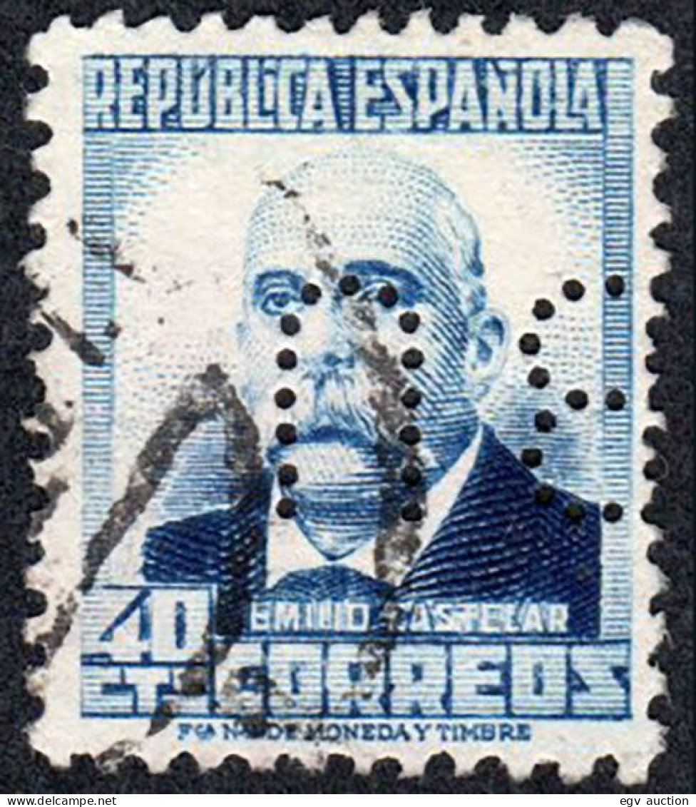 Madrid - Perforado - Edi O 670 - "BU" (Banco) - Usati