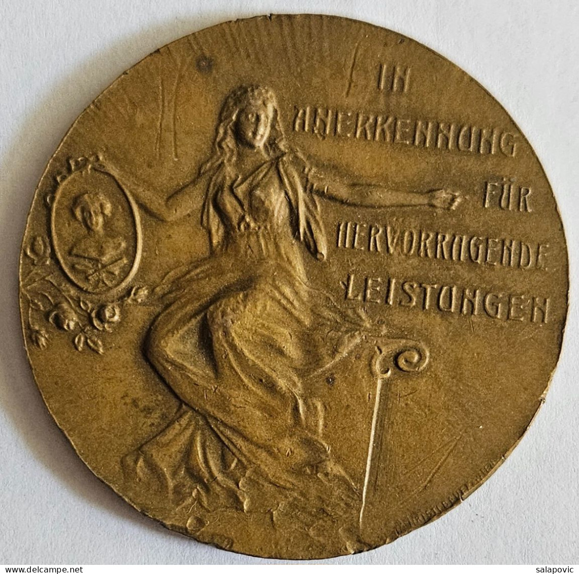 Internat Grosses Preisfrisieren Wien 1913 1. Preis Klub D. Damenfriseur Gehilfen Weiss Medal Hairdresser    PLIM - Otros & Sin Clasificación